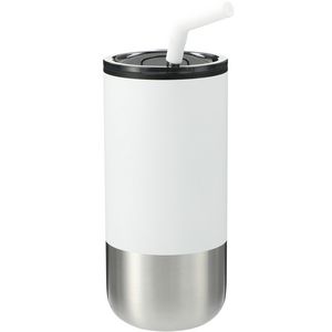 Lagom Insulated 16oz Stainless Steel Tumbler with Straw