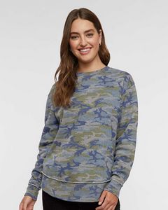 Vintage Camouflage Blue Blank