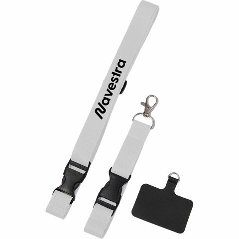 Adjustable Recycled Phone Lanyard