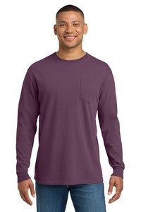 Comfort Colors® Men's Heavyweight Ring Spun Long Sleeve Pocket Tee