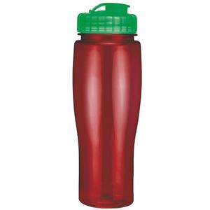 24 Oz. Contour Translucent Bottle w/ Flip Top Lid