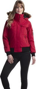 Intense Ladies Cold Weather Bomber Jacket w/Detachable Hood