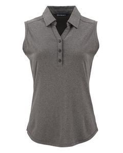 Cutter & Buck Forge Eco Stretch Recycled Womens Sleeveless Polo