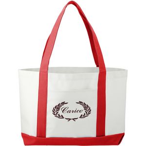 000271 Large Canvas Boat Tote Bag