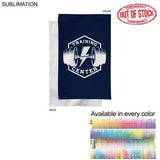 Gym, Workout, Fitness towel in Plush and Soft Velour Terry Cotton Blend, 12x18, Sublimated 1 side.
