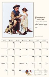 Galleria Wall Calendar 2026 Norman Rockwell