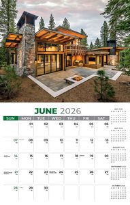 Galleria Wall Calendar 2026 Homes