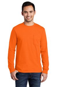 Port & Company® Men's Long Sleeve Essential Pocket T-Shirt
