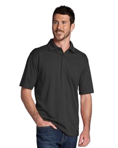 Cutter & Buck CB Drytec Genre Textured Solid Mens Polo