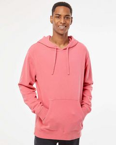 000518 Independent Trading Co. Unisex Midweight Pigment-Dyed Hooded Sweatshirt