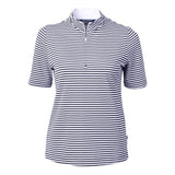Cutter & Buck Virtue Eco Pique Stripe Recycled Womens Top