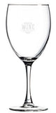 Shiraz 10.5oz wine glass nuance - Etched