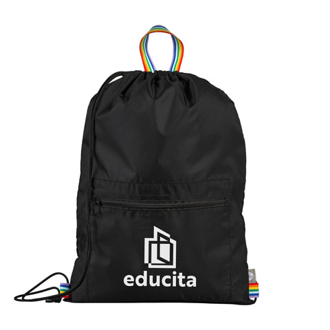 Spectrum Recycled Polyester Drawstring Bag - 2 gal