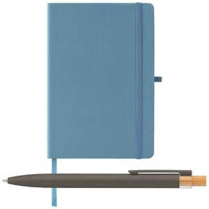 Terra Recycled Milk Carton Hard Cover A5 Notebook & Reborn Pen Set