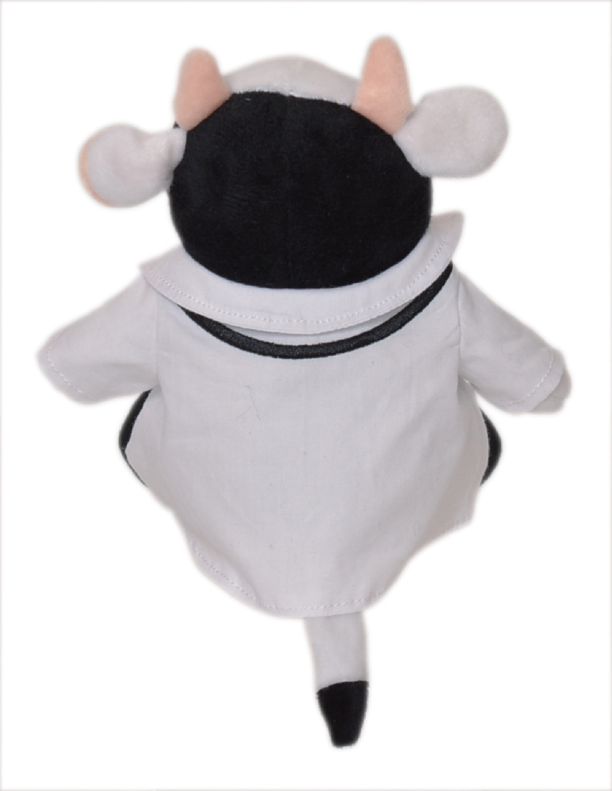 White/Black Blank Back View