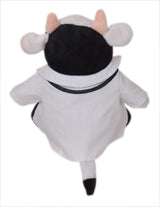 White/Black Blank Back View