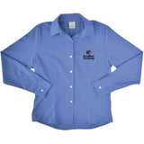 Embroidered Ladies Long Sleeve Twill Dress Shirt