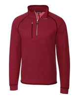 Cutter & Buck Mainsail Sweater-Knit Mens Half Zip Pullover Jacket