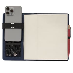 000651 Coastal Threads Repreve Tech Organizer Padfolio - A5 - Heat Transfer