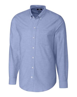 Cutter & Buck Stretch Oxford Mens Long Sleeve Dress Shirt