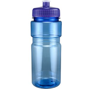 20 Oz. Translucent Recreation Bottle w/ Push Pull Lid
