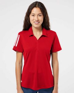 Adidas® Women's Floating 3-Stripes Polo