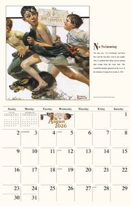 Galleria Wall Calendar 2026 Norman Rockwell