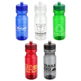 Cycler 24 oz PET Eco-Polyclear™ Bottle with Push-Pull Lid