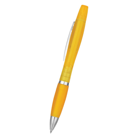 Twin-write Pen With Highlighter