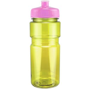 20 Oz. Translucent Recreation Bottle w/ Push Pull Lid