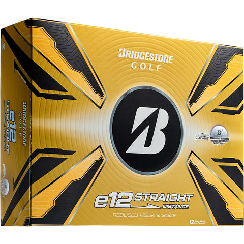 Bridgestone E12 Straight Golf Balls - 12 Pack