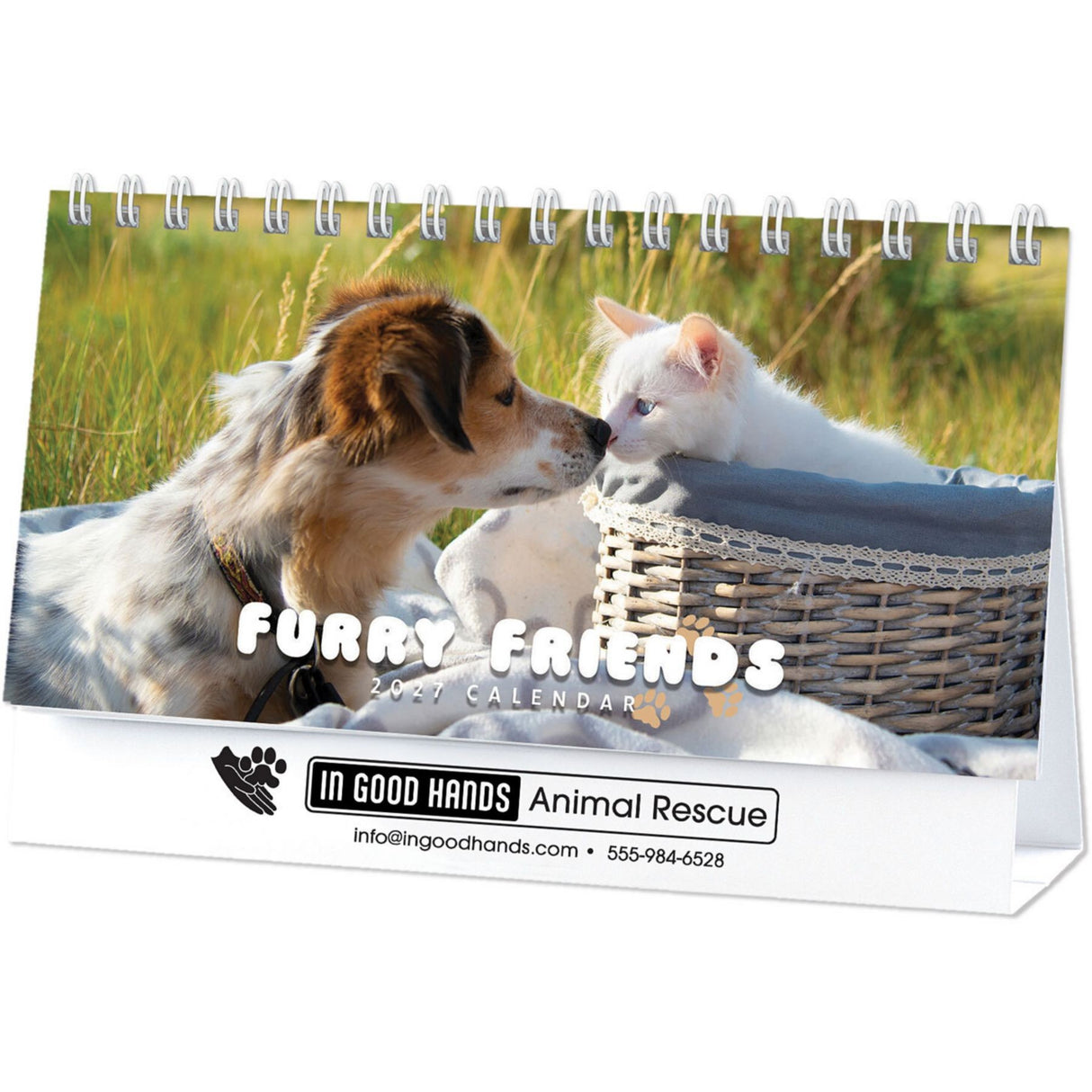 Furry Friends Desk Calendar