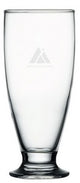 Cin-Cin 16oz clear glass pilsner - Etched