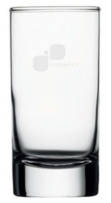 Cavan 3.25oz heavy sham clear tasting glass - Etched