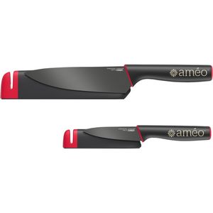 Black/Red Logo Front View