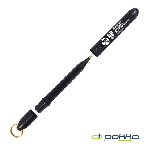 Pokka? Pocket Pen w/Dock & Gold Keyring