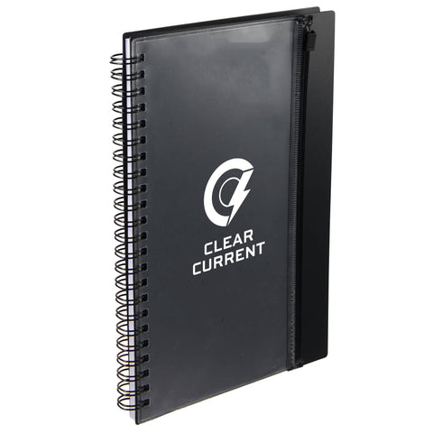 5.5'' x 8.5'' Spiral Notebook with Clear Pocket
