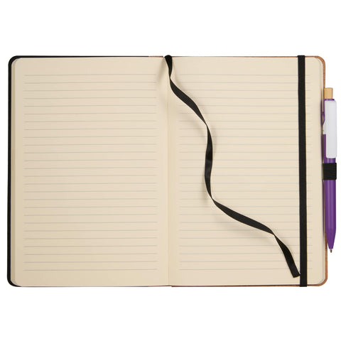 5.5'' x 8.5'' Recycled PET and Cork Bound Journal