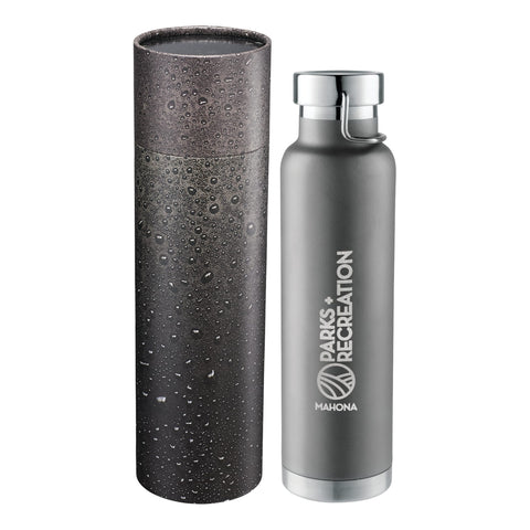 22 Oz. Thor Copper Vac Bottle w/Cylindrical Box