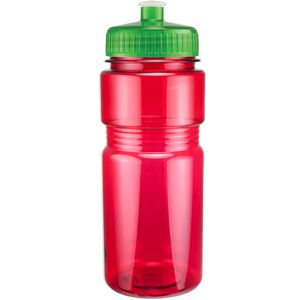 20 Oz. Translucent Recreation Bottle w/ Push Pull Lid