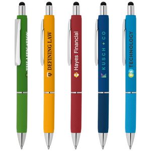 Serena Retractable Gel Stylus Pen- ColorJet