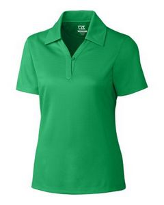 Cutter & Buck CB Drytec Genre Textured Solid Womens Polo
