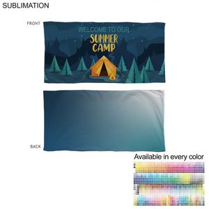Camping Towel in Absorbent and Compact Microfiber Dri-Lite Terry, 30x60, Sublimated 2 sides