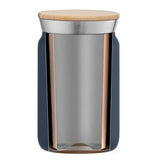 Nordic - 9 oz. Double Wall Copper-Lined Stainless Steel Tumbler with Bamboo Lid