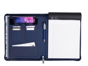 Souvenir™ Armor Zippered Padfolio with Armor Pen