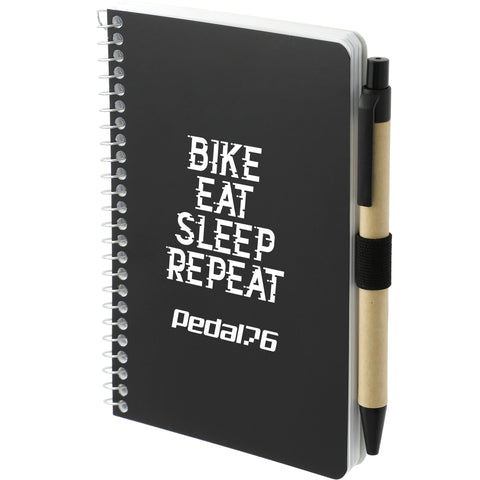 4'' x 6'' FSC® Mix Pocket Spiral Notebook with Pen