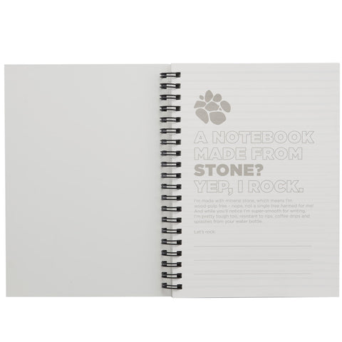 5'' x 7'' Mineral Stone Field Spiral Notebook