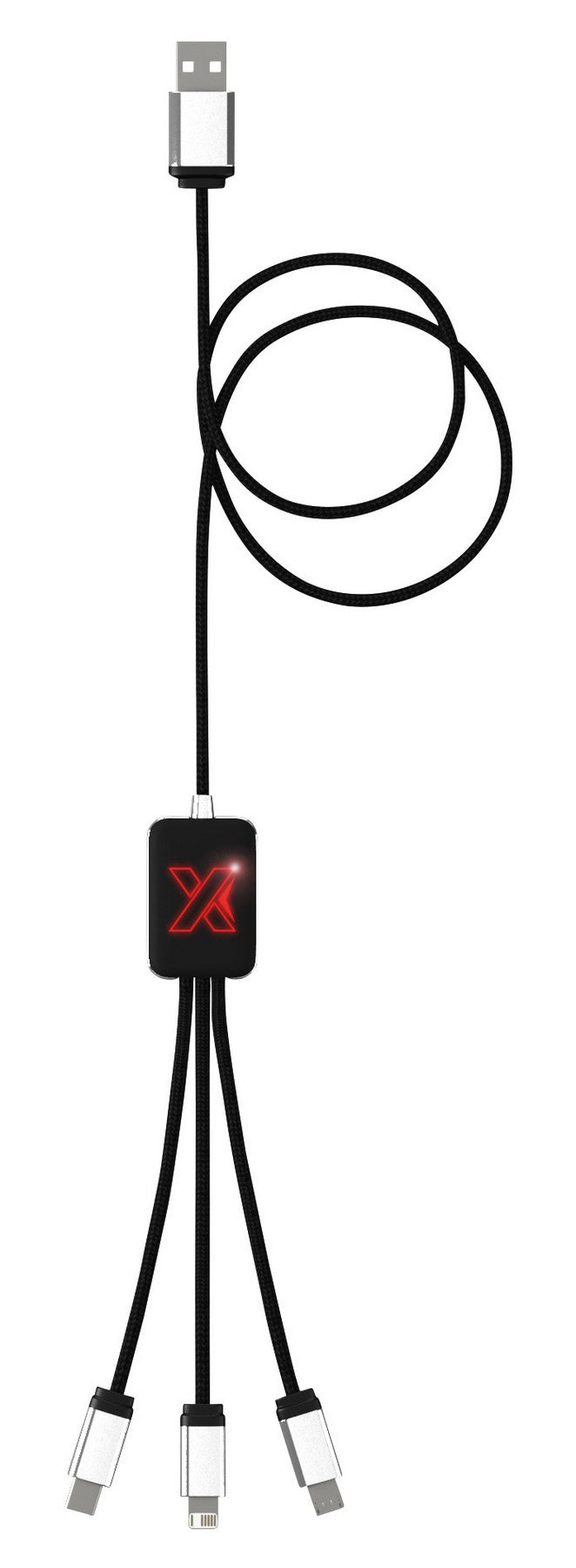 32463F Standard Black/Silver with Red light