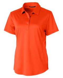 Cutter & Buck Prospect Eco Textured Stretch Recycled Womens Short Sleeve Polo