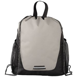 Jotun Recycled Polyester Pocketed Drawstring Bag - 2.6 gal - Heat Transfer